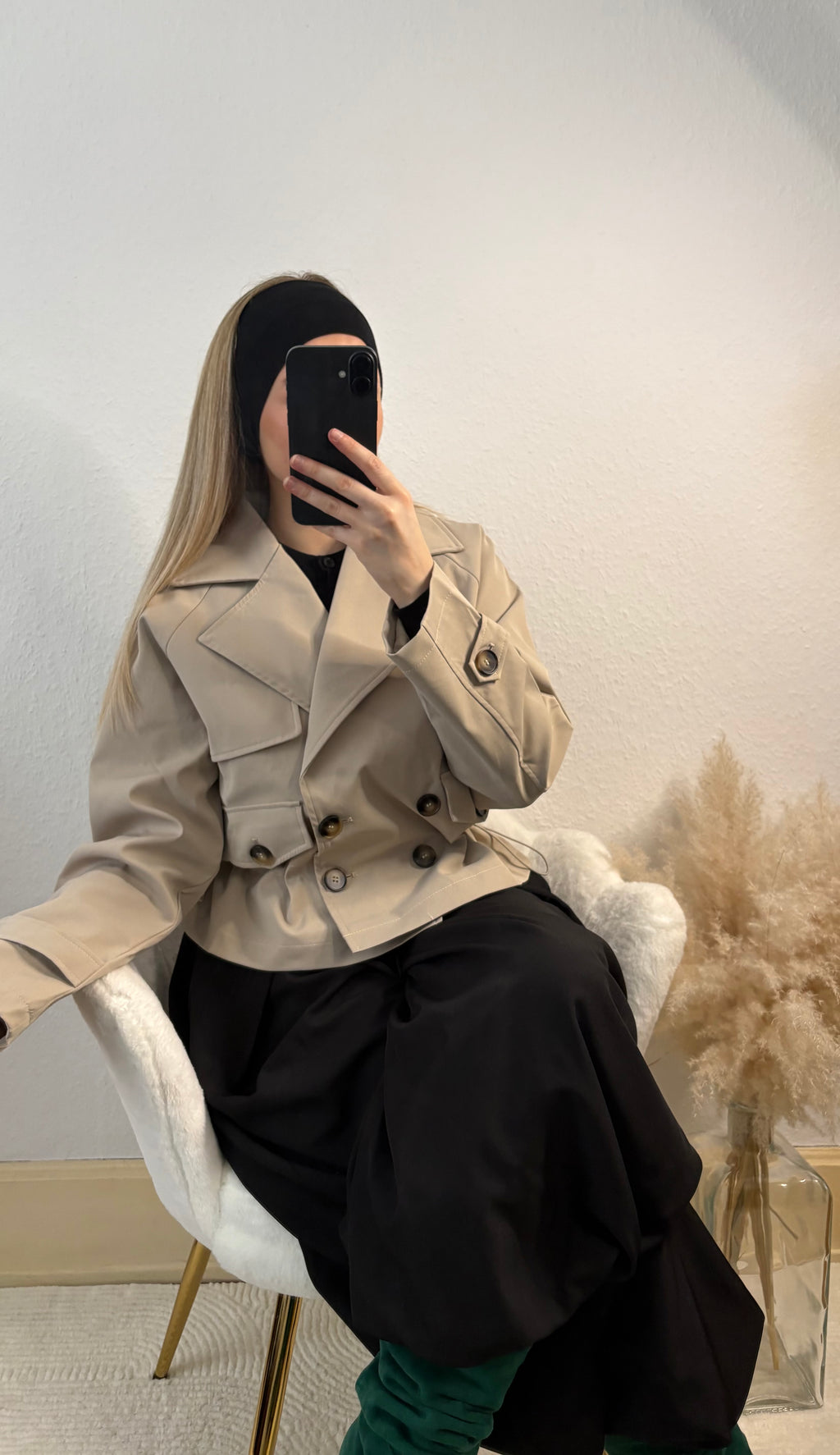 Veste courte structurée