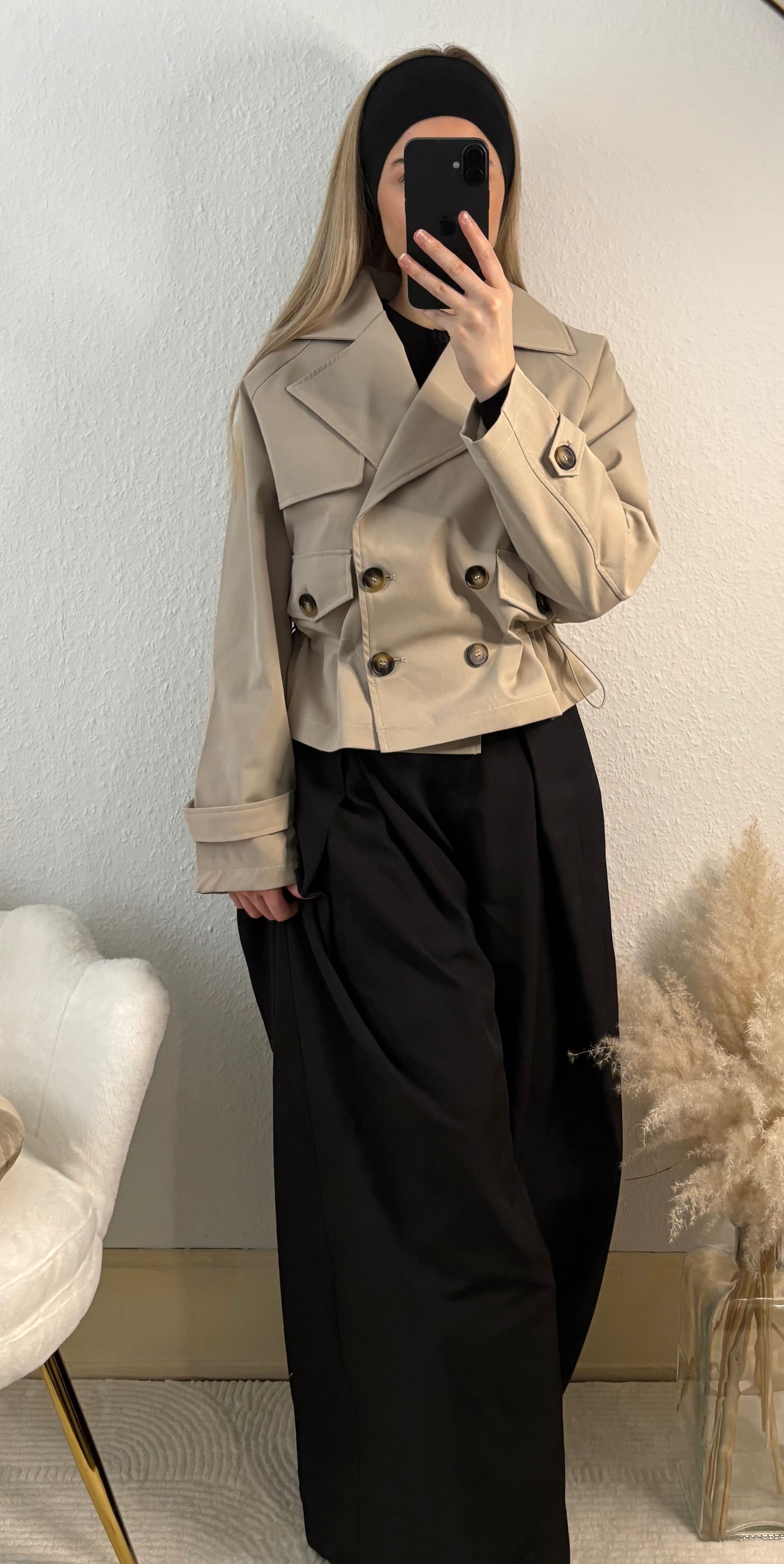 Veste courte structurée