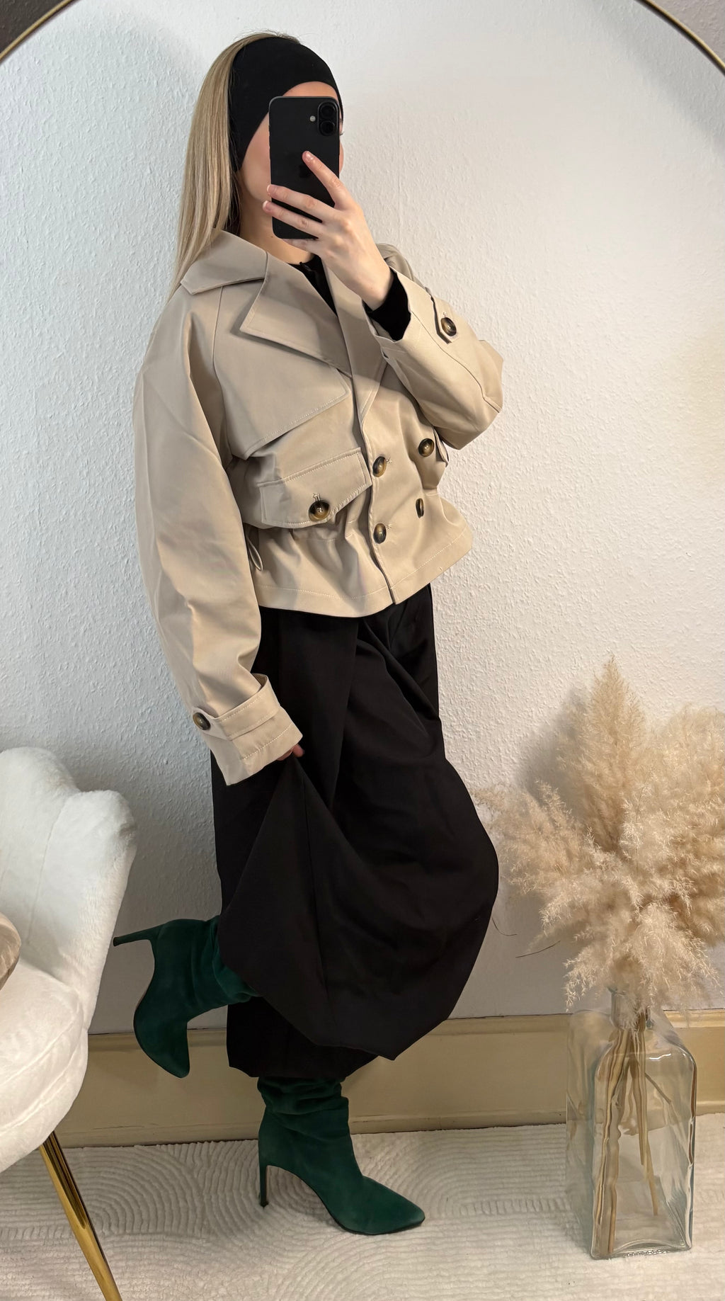 Veste courte structurée